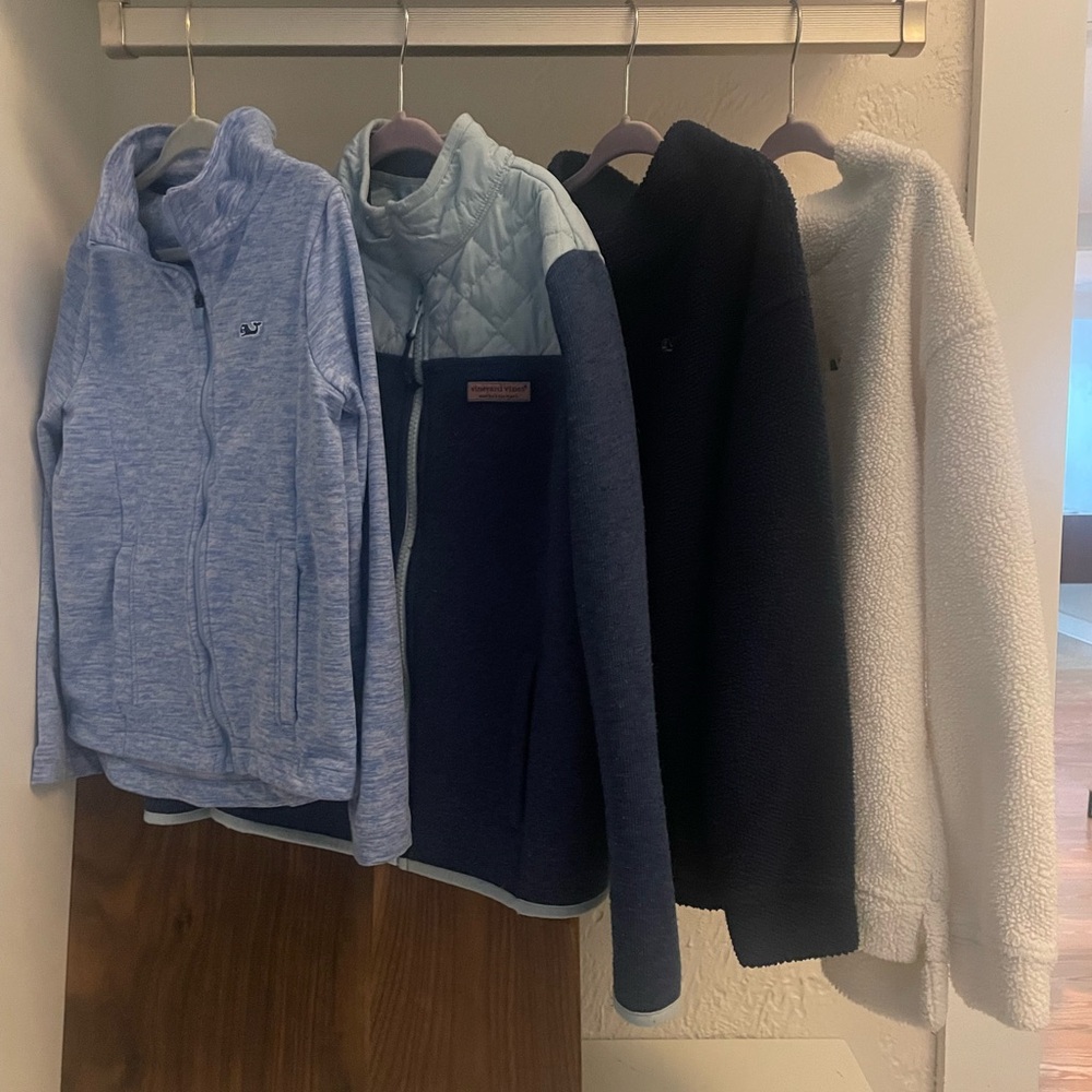 Vineyard Vines White and Purple Garment